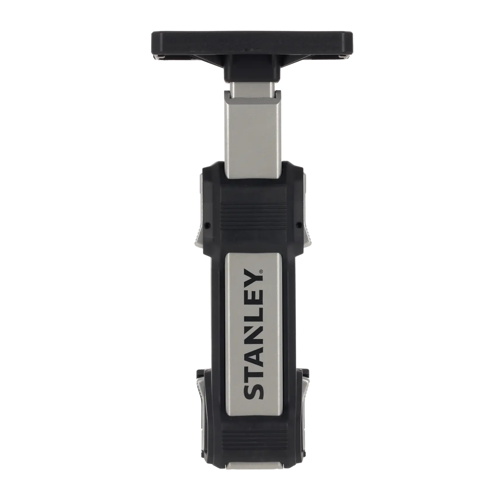 STANLEY FMHT83554 adjustable support rod, black and silver, product front view on white background.