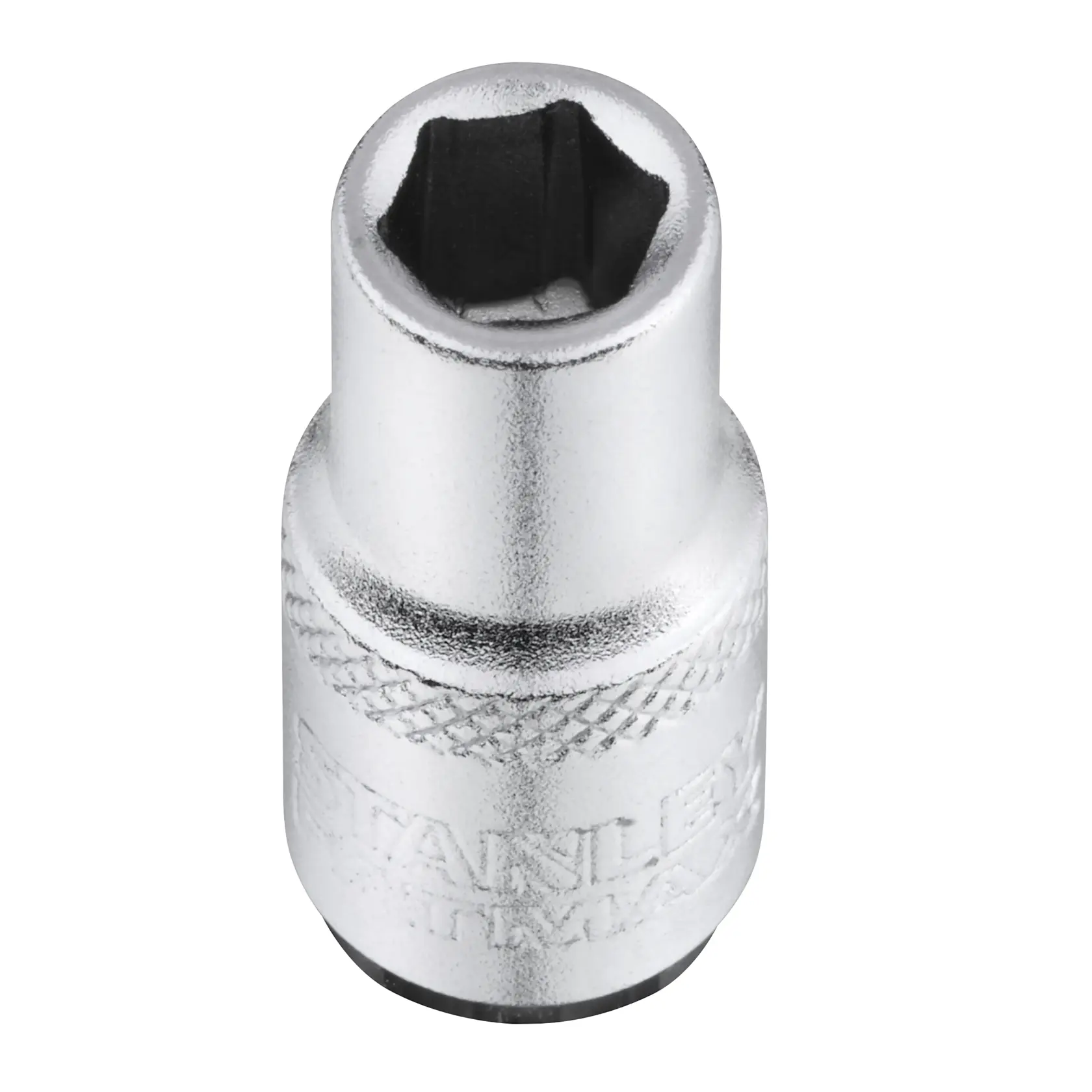 STANLEY FMMT17191-0 silver hex socket, tool accessory category, front angle photo.