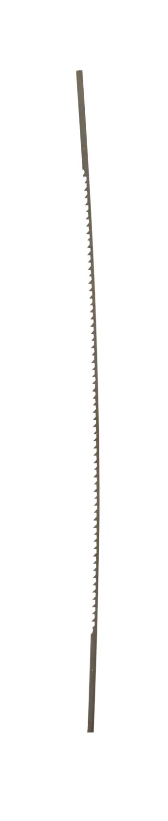 STANLEY STHT0-20129 thin metal coping saw blade, straight angle, photography on white background.
