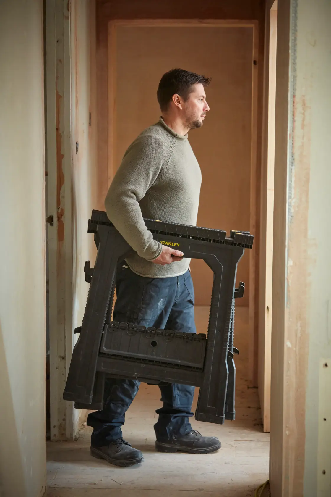 STST1-70713 STANLEY® Folding Sawhorse (Pair), 450kg Max. Capacity, main image